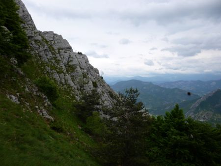 Vue à la montée.