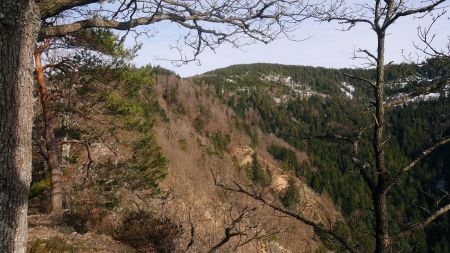 Traversée de la crête.