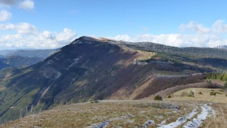 La crête vue du col de Vassieux