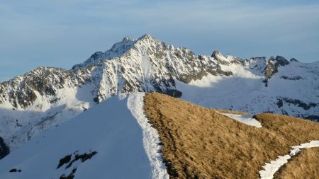 Crête des Plagnes et le Grand Miceau.