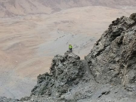 Descente par le versant sud direct