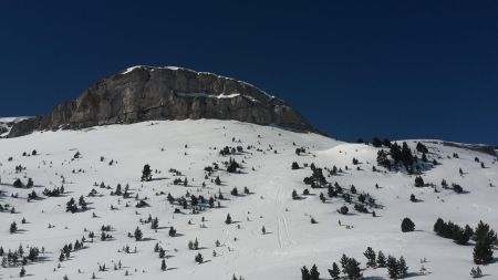 En m’élevant un peu, la Montagnette.