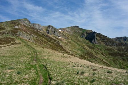 Montée vers le Puy Chavaroche