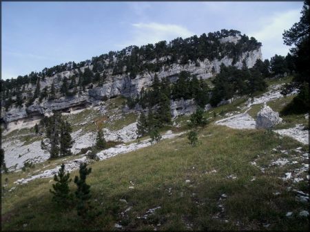 Sous la Cheminée du Paradis.