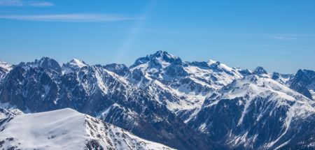 Vers le Gélas (3143m), roi du 06...