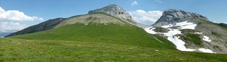 Col de la Forclaz depuis la tête du Chateau