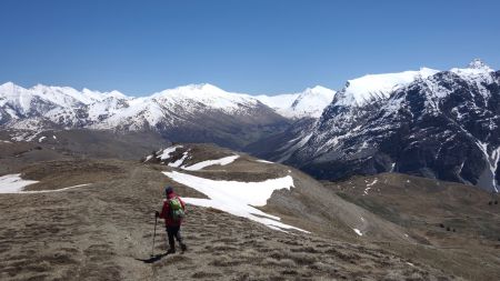 Et là les sommets Italiens, Terre Noire, Petit Rochebrune et Cime de la Charvie