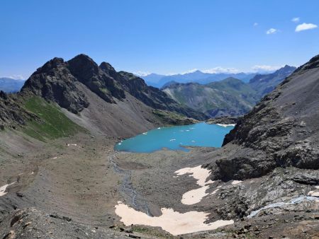 Lac de L’Eychauda, magnifique.