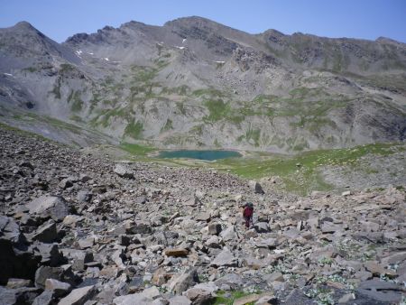 Montée de l’éboulis