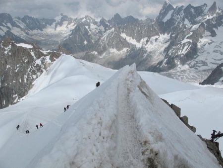 La sortie de l’arête