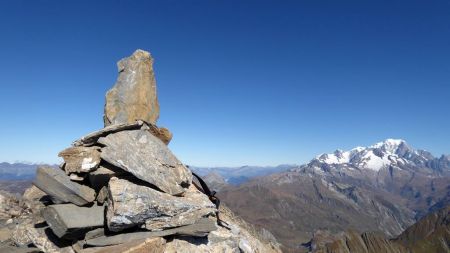 Cairn et Mont Blanc