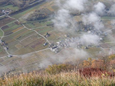 Vue plongeante sur Tormery