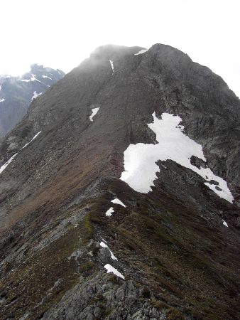 Col 2202m et T&ecirc;te de Barbalon depuis roche frette