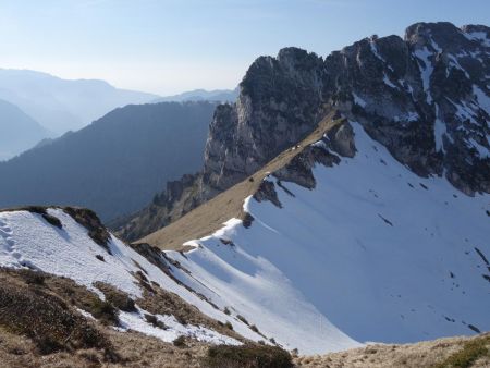 Descente vers le col de Bellefont...