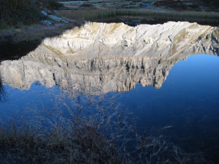 Reflet des Fiz dans le lac.