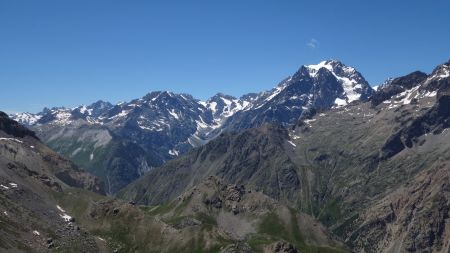 Pic de Bonvoisin, Pointe Guyard, Pointe de Celse Nière, Bans, Pointe du Sélé, Pelvoux