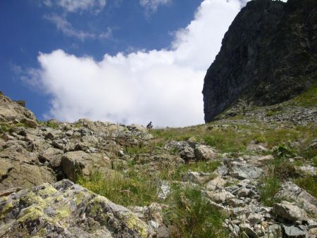 En montant au Lac du Loup