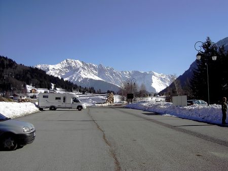 Le parking de la Morte et le Grand Armet