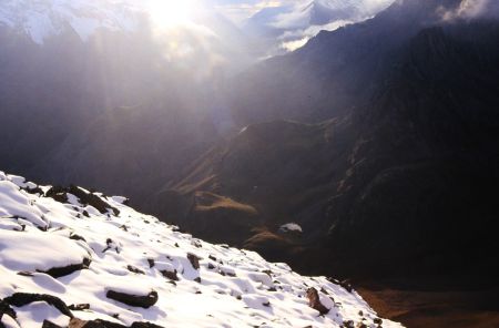 Vue du col du Chardonnet.