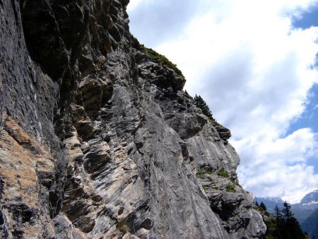 Mur, vue vers le Haut.