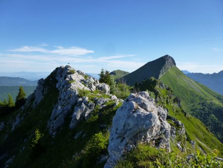 Sommet des Rochers de la Bade et Colombier.