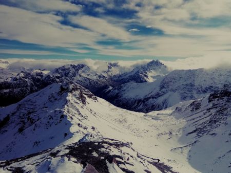 Vers l’Est et le Massif des Cerces depuis le sommet