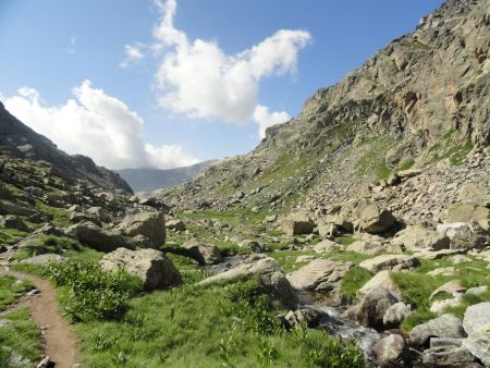 Dans la partie «supérieure» de la vallée des Merveilles