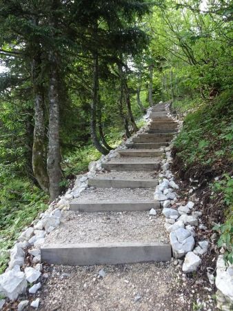 Sentier de descente