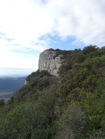 Sur la crête : site d’escalade