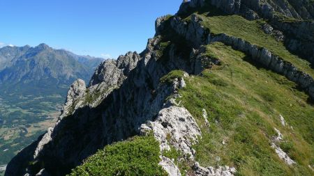 Sur la Crête vers le Pas de l’Arche.