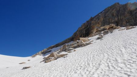 Sur le glacier.