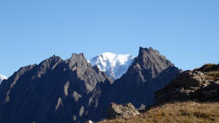 Mont Blanc dans la Brèche de Parozan