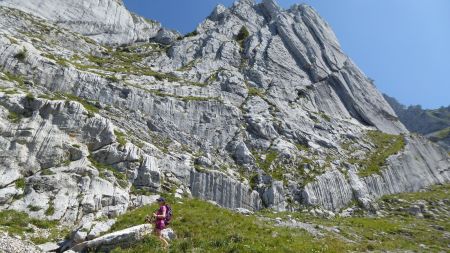 Descente vers le refuge de la Tournette