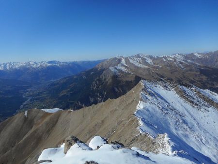 De la Tête du Siguret : vers l’Ouest et la vallée de l’Ubaye.