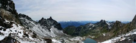 Vue d’ensemble du col du Grand Fond