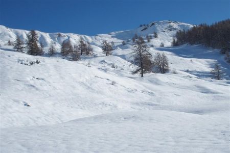 Le col de la Gardette se précise