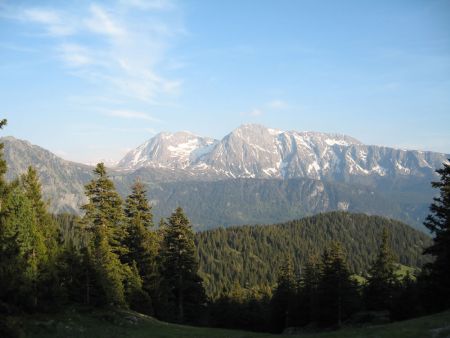 Vue sur le taillefer lors de la montée