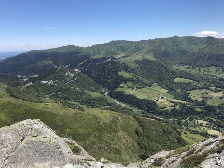 La station du Lioran sous Plomb du Cantal