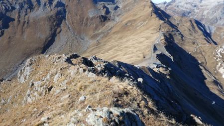 L’arête de montée du Niélard 