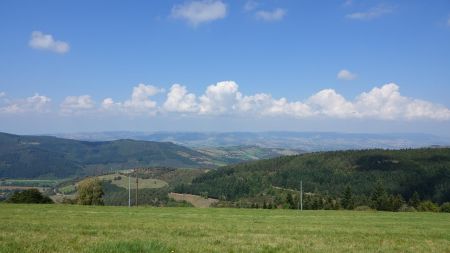 La vallée du Gier et les Monts du Lyonnais.