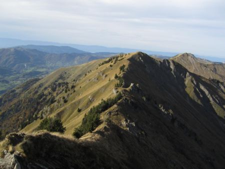 La crête vers la Pointe de Perret.