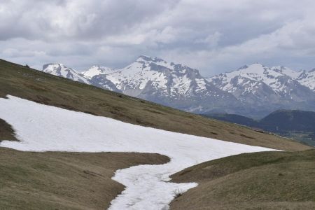 Col de Rabou, vue sur le Dévoluy