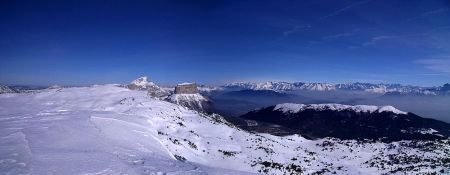 du sommet, vue vers le nord