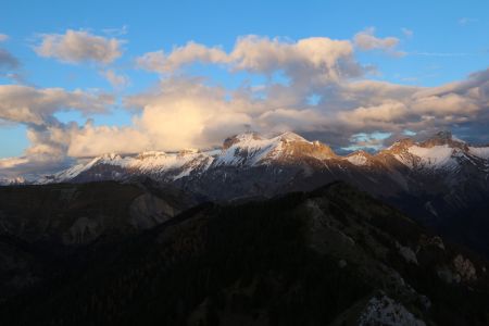 Bonus : coucher de soleil du Pic de l’Aigle du 9 novembre 2018.