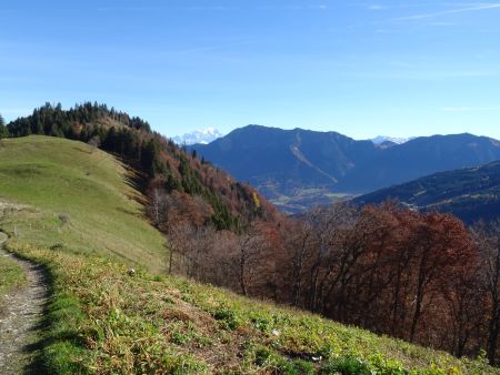 Le Corcier, le Mont Blanc, la dent de Cons et la Belle Etoile