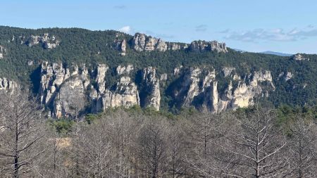 Rive opposée des gorges du Tarn