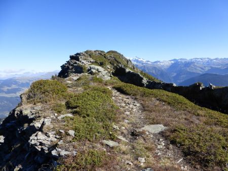 Progression sur la crête