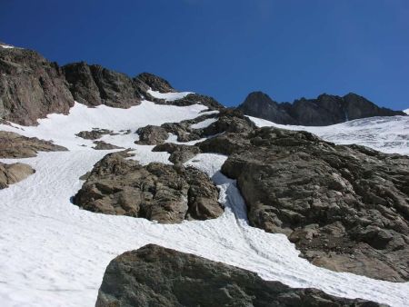 Le début du glacier