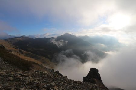 Du Colle della Val Fissela : le Monte Faraut.