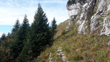 Contournement vers la Roche de la Fitta.